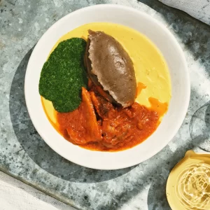 Gbegiri with Ewedu