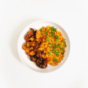 Sharwama and fries plate